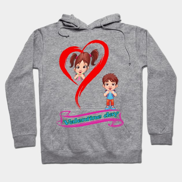 Valentine day Spacial Hoodie by Creativehub